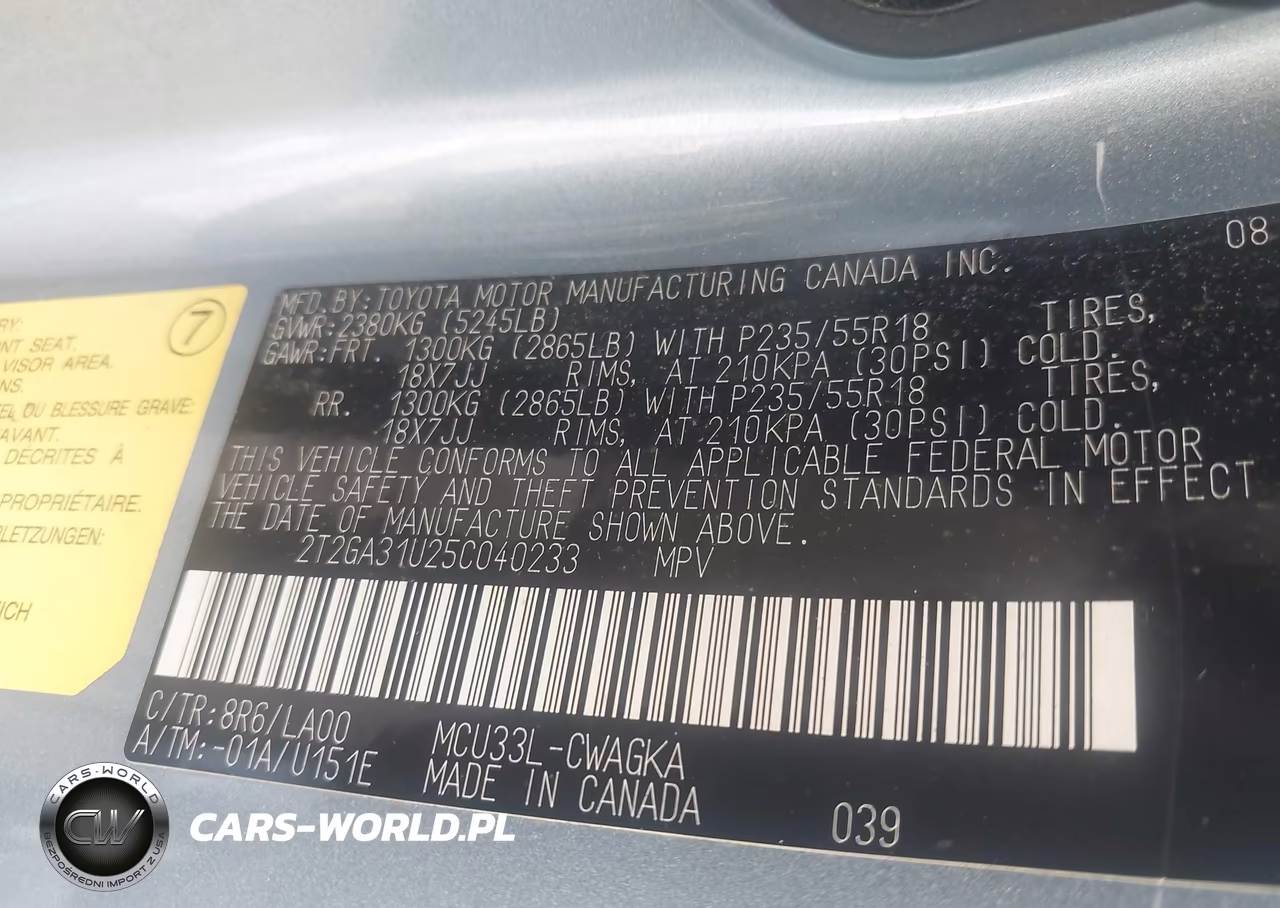 2005 Lexus Rx 330 VIN:2T2GA31U25C040233 - 9
