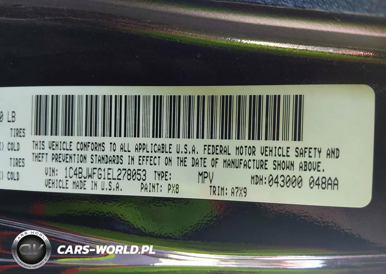2014 Jeep Wrangler Unlimited Rubicon VIN:1C4BJWFG1EL278053 - 9