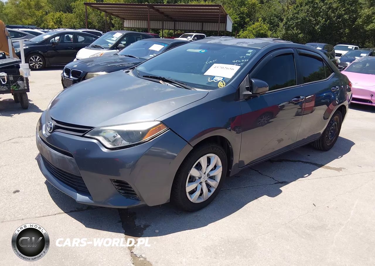 2016 Toyota Corolla Le VIN:5YFBURHE7GP492799 - 2