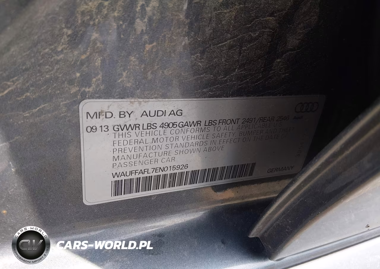 2014 Audi A4 2.0T Premium VIN:WAUFFAFL7EN015926 - 9