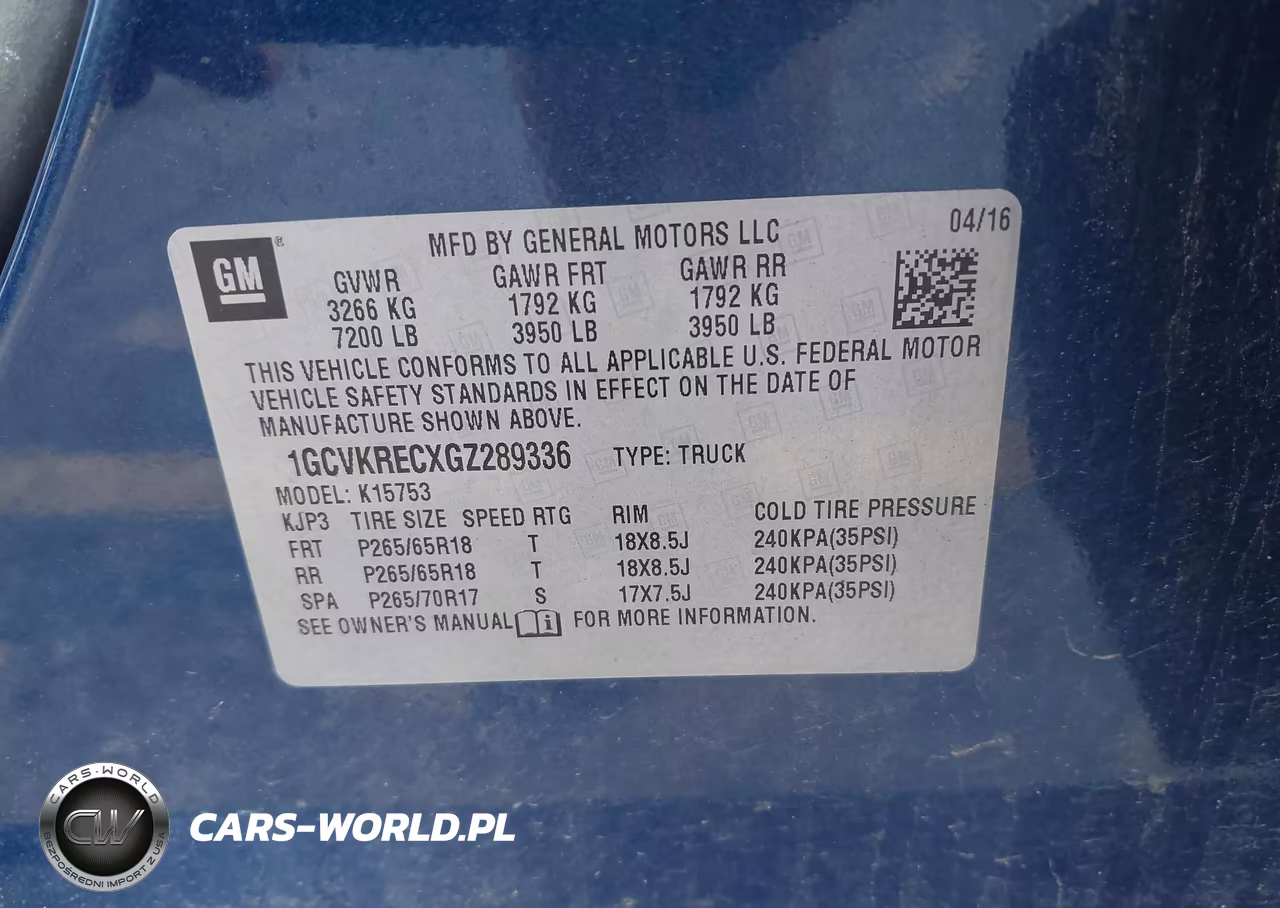 2016 Chevrolet Silverado 1500 Lt VIN:1GCVKRECXGZ289336 - 9