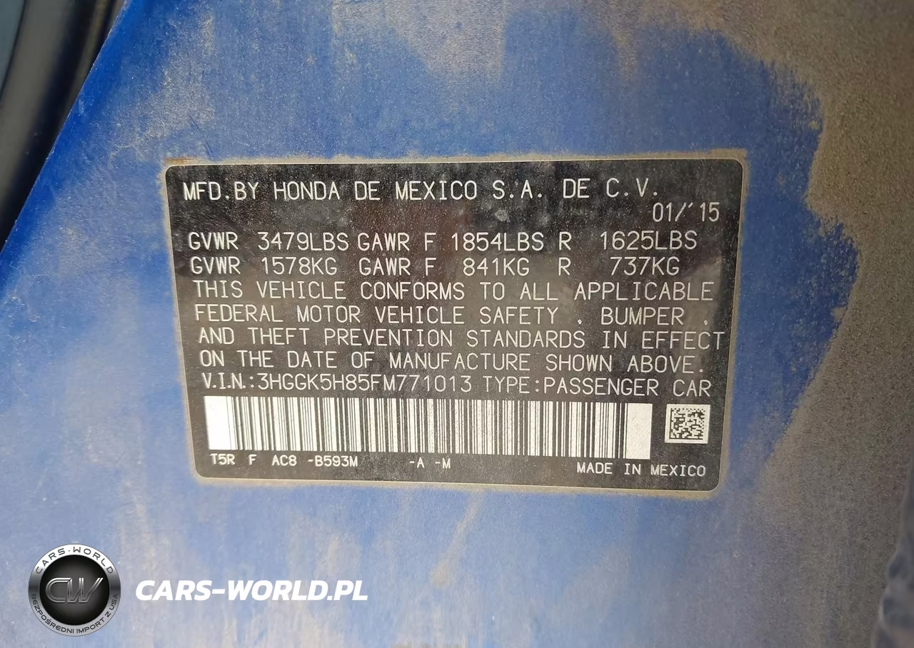 2015 Honda Fit Ex-Ex-L VIN:3HGGK5H85FM771013 - 9