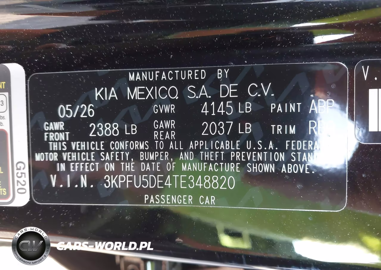 2026 Kia K4 Gt-Line VIN:3KPFU5DE4TE348820 - 9