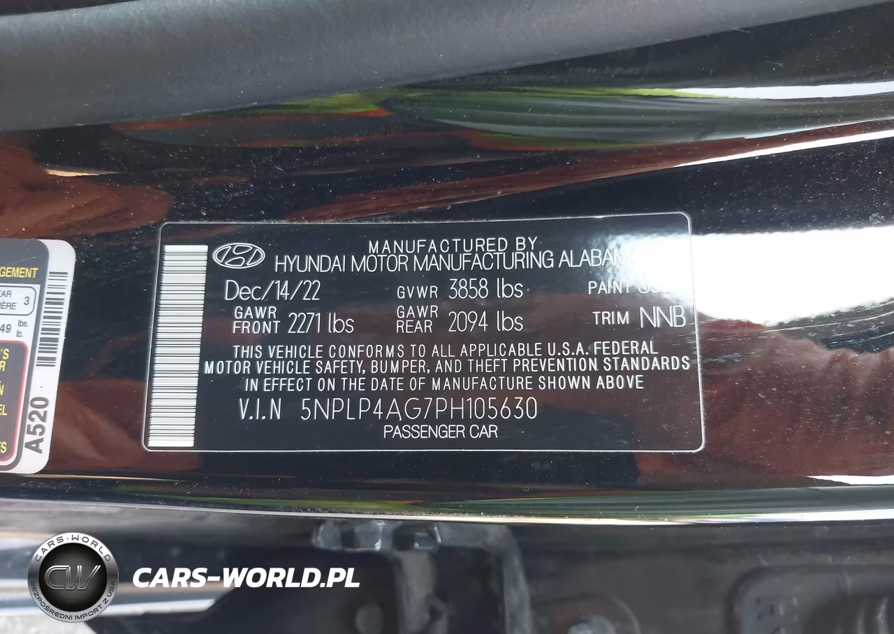2023 Hyundai Elantra Limited VIN:5NPLP4AG7PH105630 - 9
