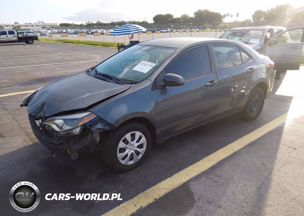 2014 Toyota Corolla L VIN:5YFBURHE9EP125884 - 2