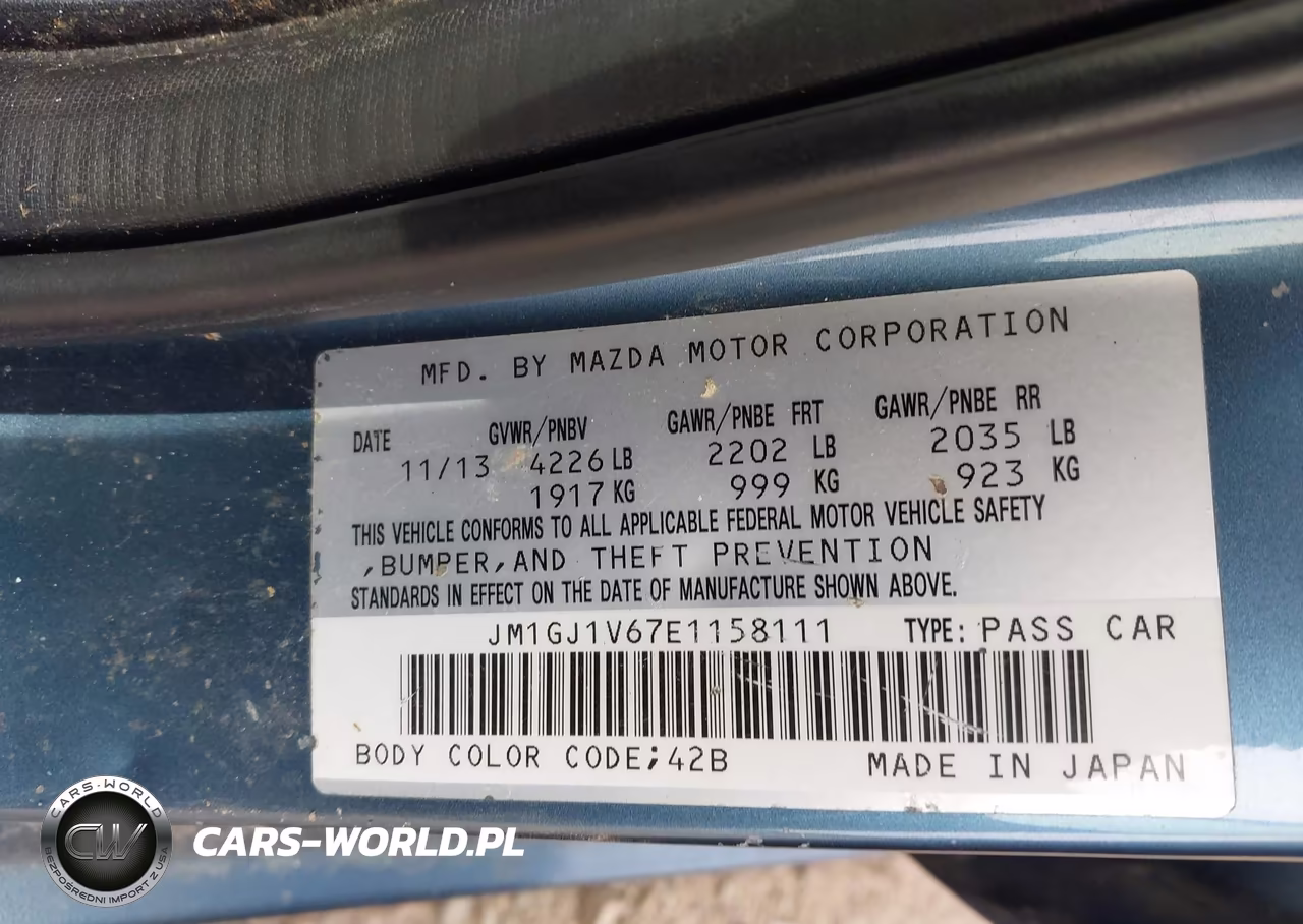 2014 Mazda Mazda6 I Touring VIN:JM1GJ1V67E1158111 - 9