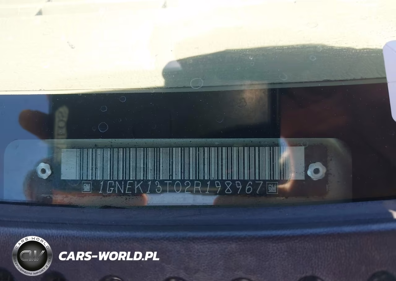 2002 Chevrolet Tahoe Lt VIN:1GNEK13T02R198967 - 9