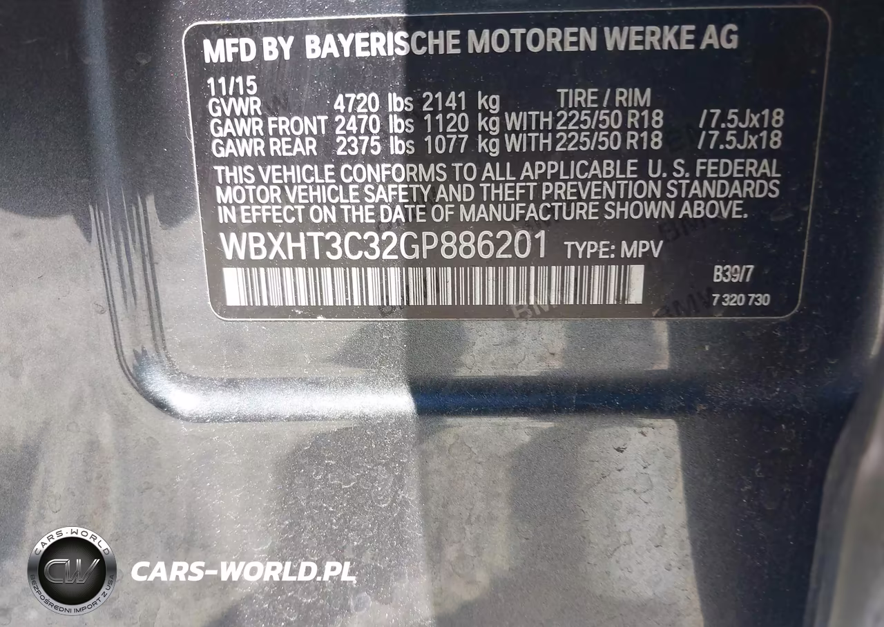 2016 BMW X1 xDrive28I VIN:WBXHT3C32GP886201 - 9