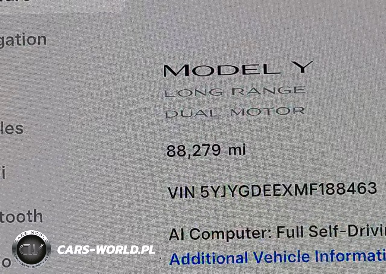 2021 Tesla Model Y Long Range Dual Motor All-Wheel Drive VIN:5YJYGDEEXMF188463 - 14