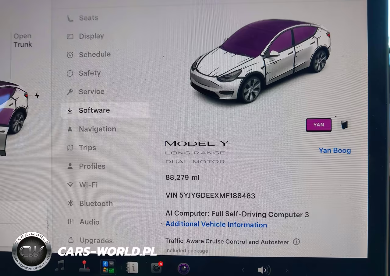 2021 Tesla Model Y Long Range Dual Motor All-Wheel Drive VIN:5YJYGDEEXMF188463 - 7