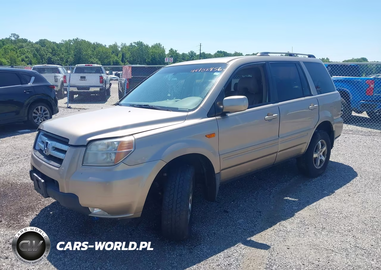 2007 Honda Pilot Ex-L VIN:5FNYF28637B008935 - 2