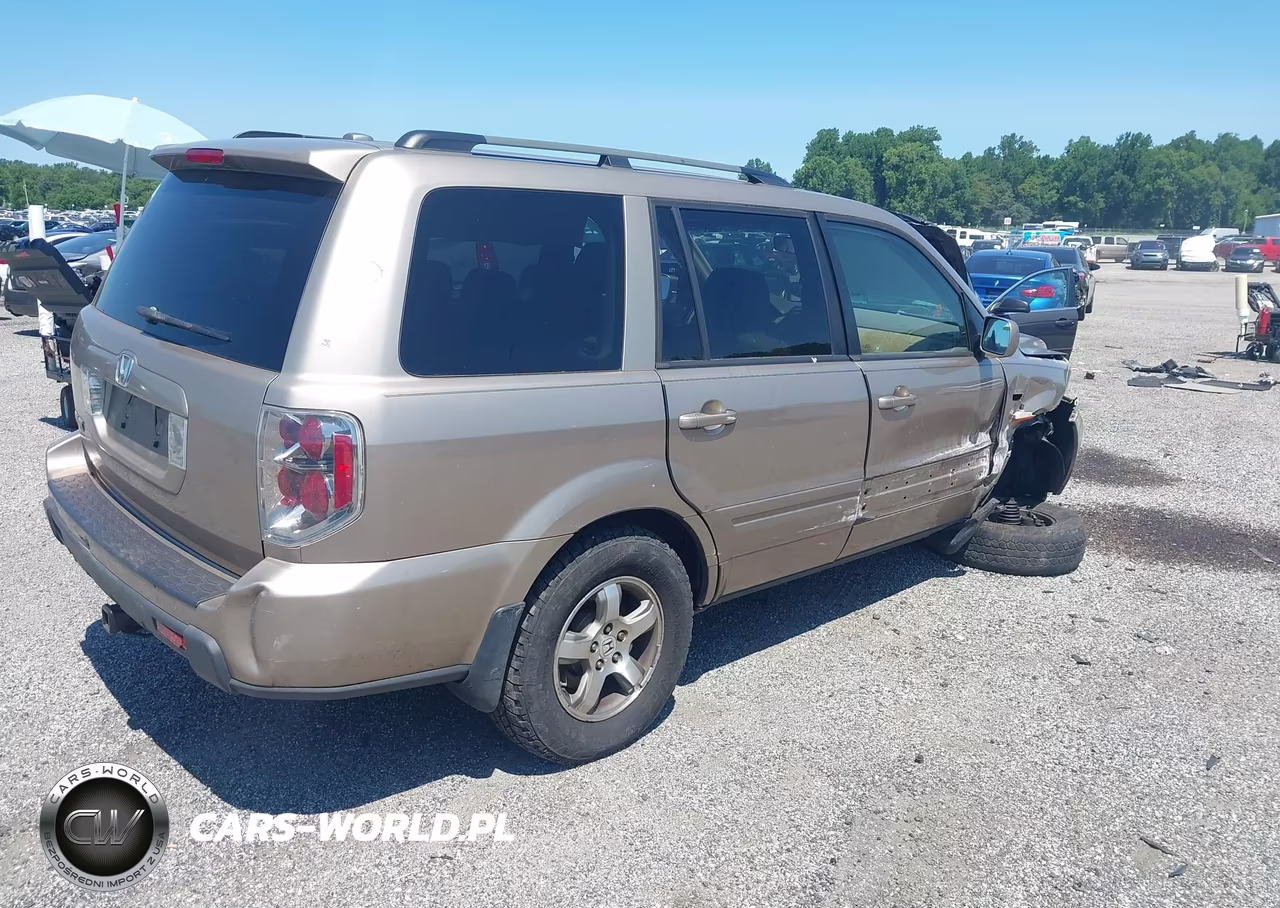 2007 Honda Pilot Ex-L VIN:5FNYF28637B008935 - 4