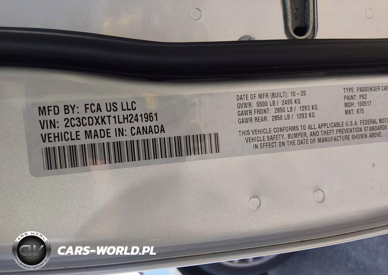 2020 Dodge Charger Police Awd VIN:2C3CDXKT1LH241961 - 9
