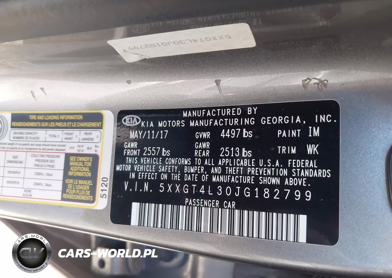 2018 Kia Optima Lx VIN:5XXGT4L30JG182799 - 9