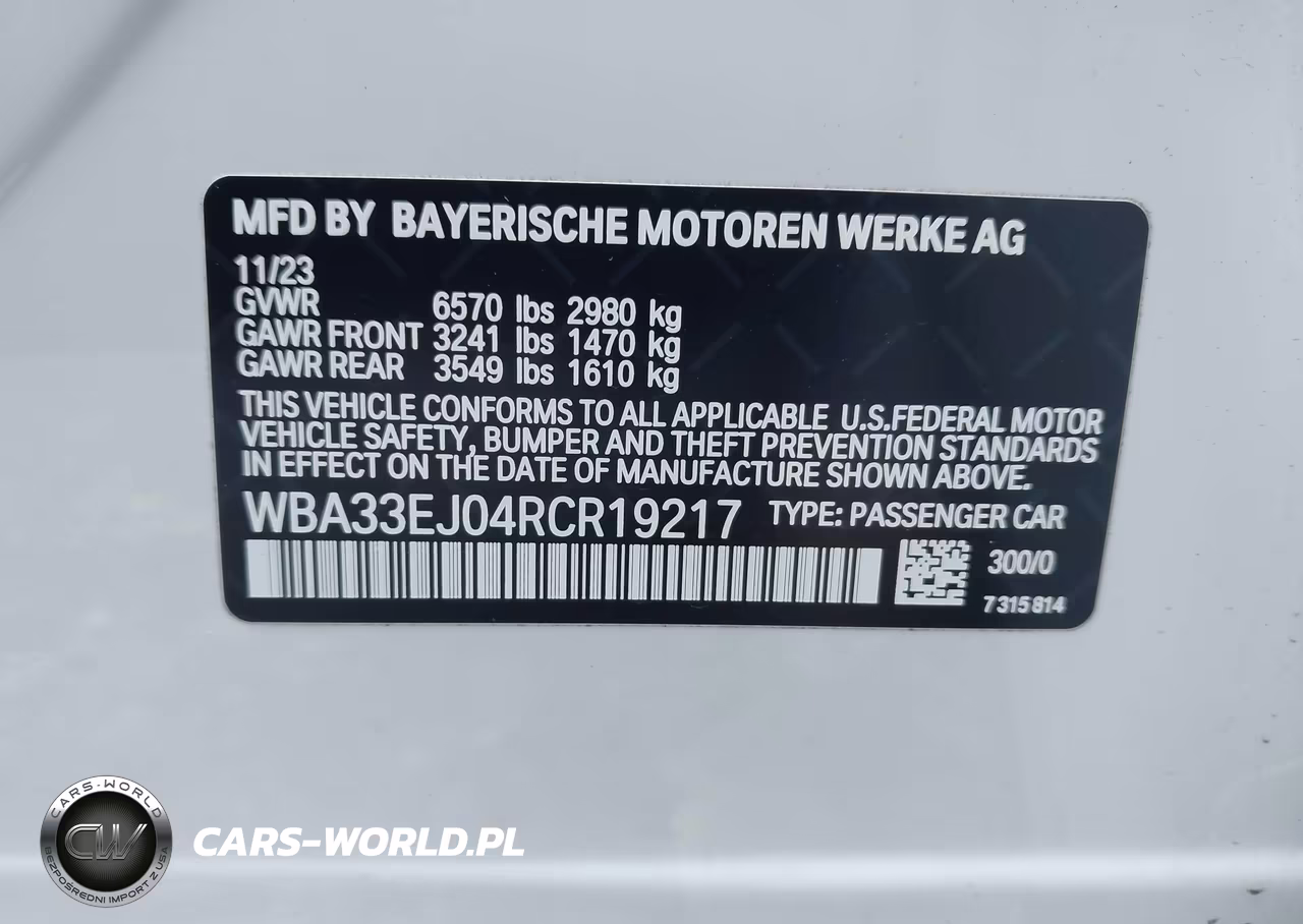 2024 BMW 760I xDrive VIN:WBA33EJ04RCR19217 - 9