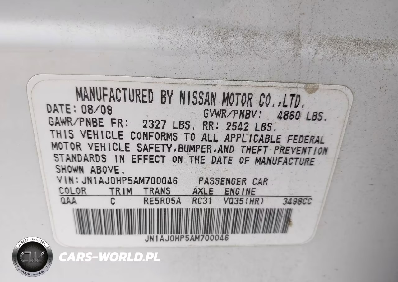 2010 Infiniti Ex35 Journey VIN:JN1AJ0HP5AM700046 - 9