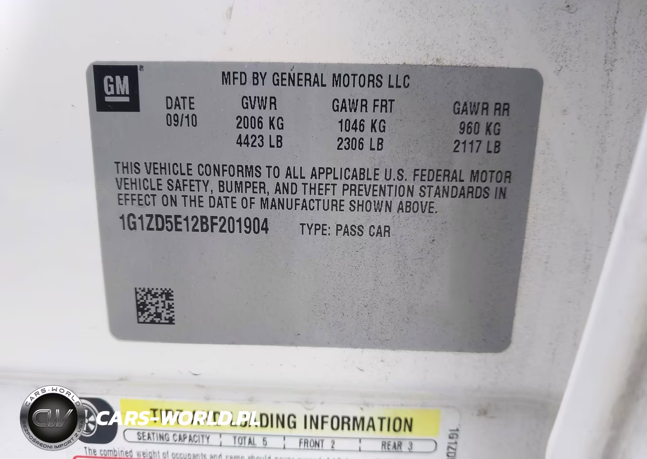 2011 Chevrolet Malibu 2Lt VIN:1G1ZD5E12BF201904 - 9