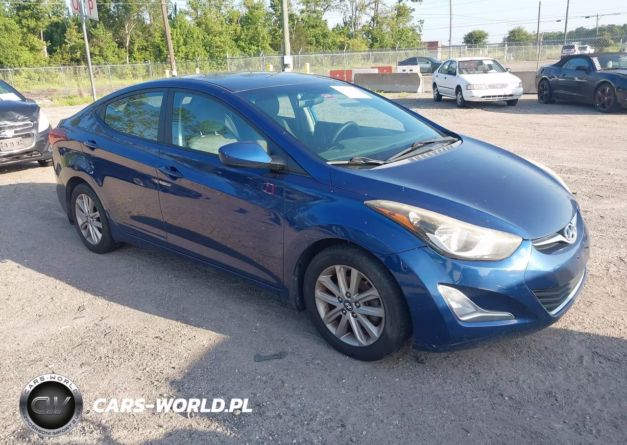 2016 Hyundai Elantra Se VIN:5NPDH4AEXGH724951 - 1