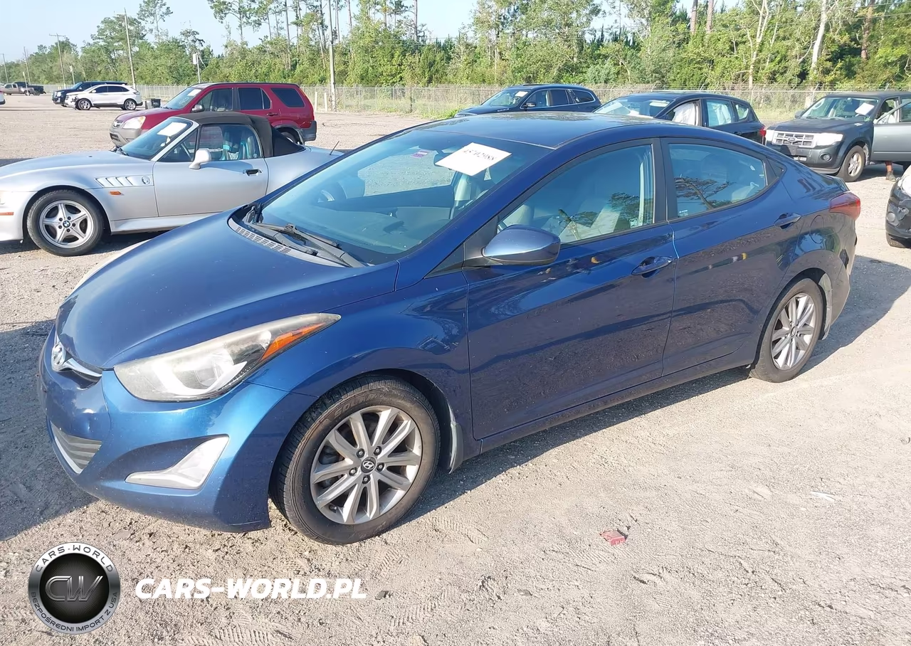 2016 Hyundai Elantra Se VIN:5NPDH4AEXGH724951 - 2