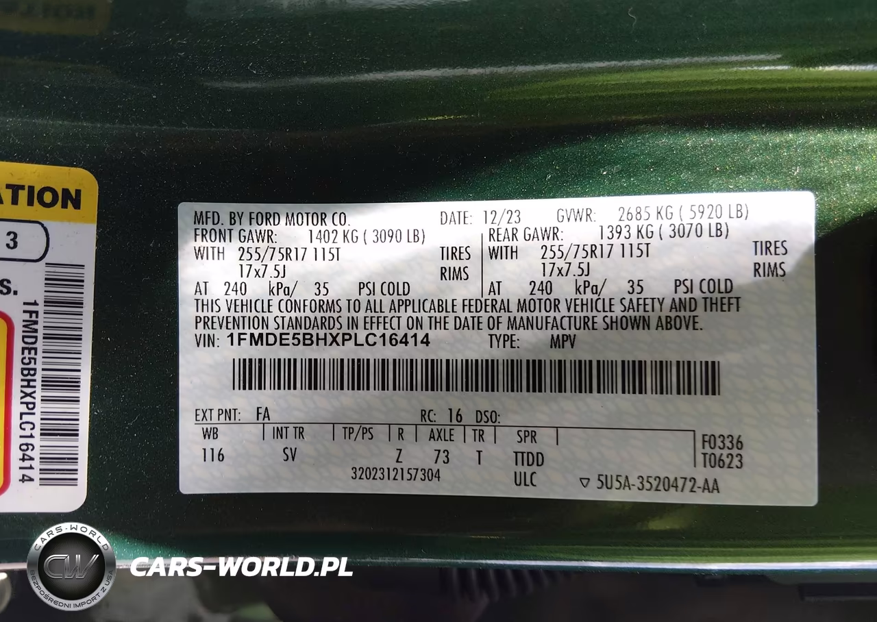 2023 Ford Bronco Big Bend VIN:1FMDE5BHXPLC16414 - 9