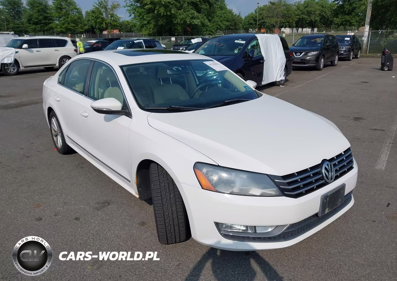 2012 Volkswagen Passat 2.5L Sel Premium VIN:1VWCP7A34CC039541 - 1