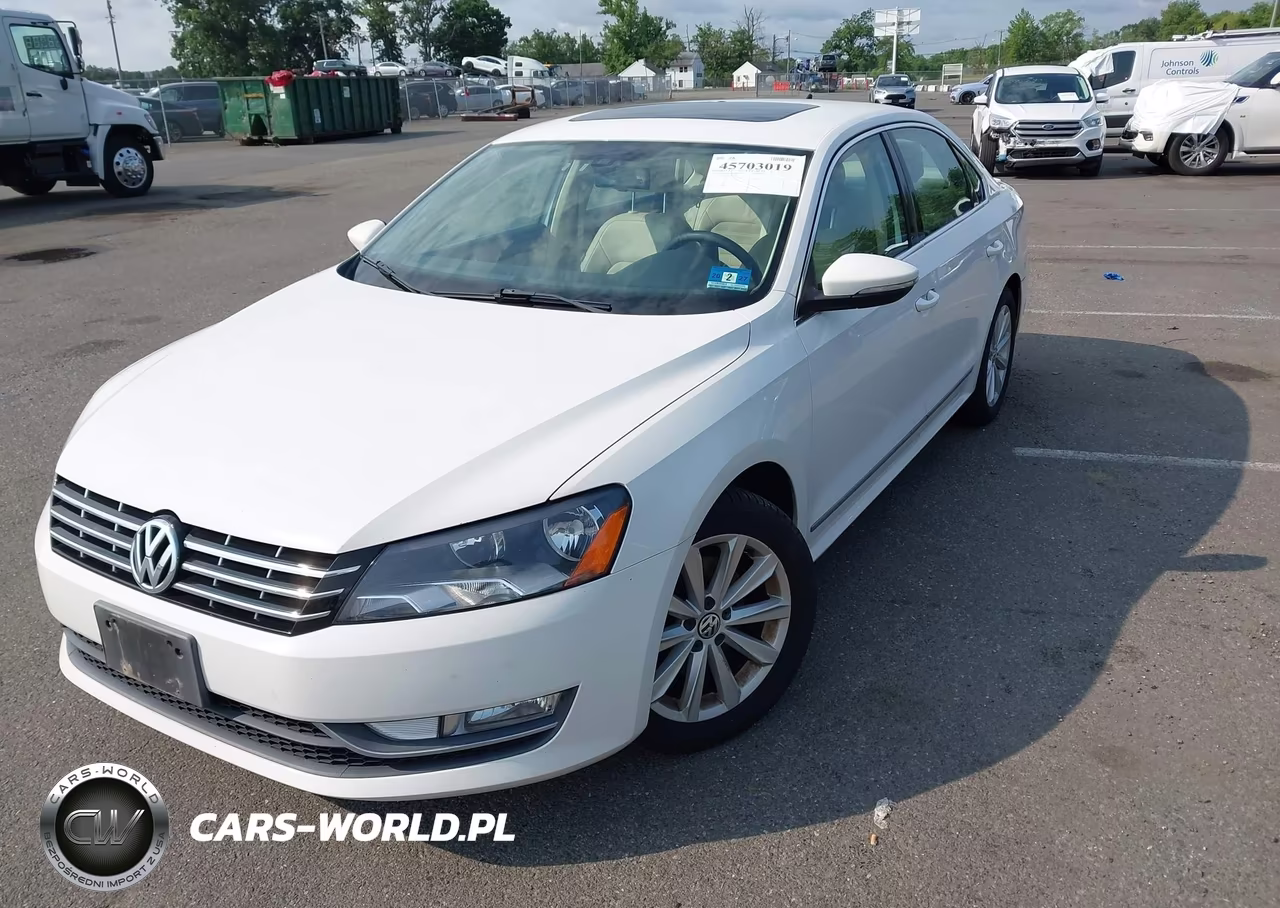 2012 Volkswagen Passat 2.5L Sel Premium VIN:1VWCP7A34CC039541 - 2