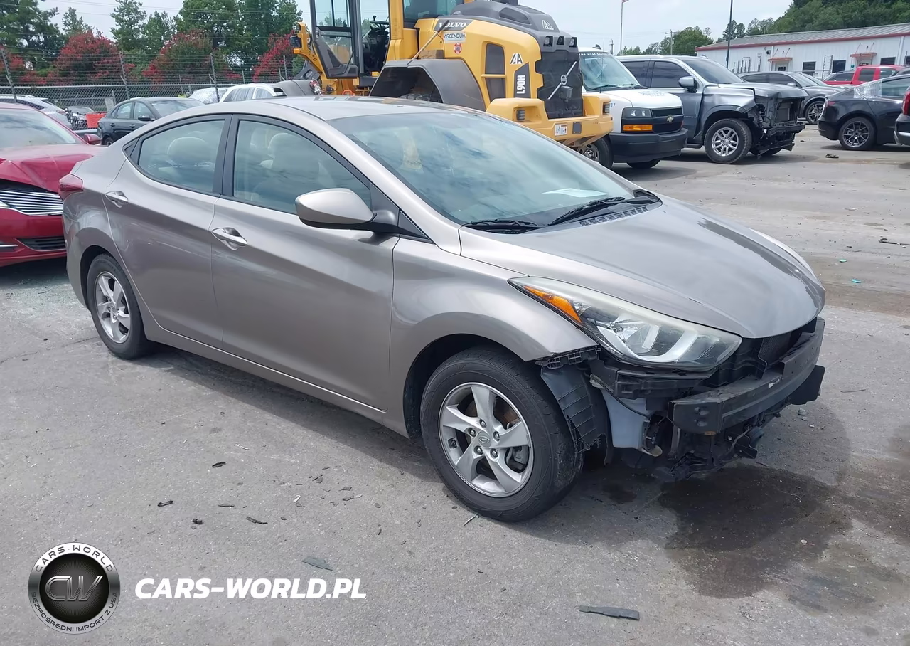 2014 Hyundai Elantra Se VIN:5NPDH4AE2EH461383 - 1