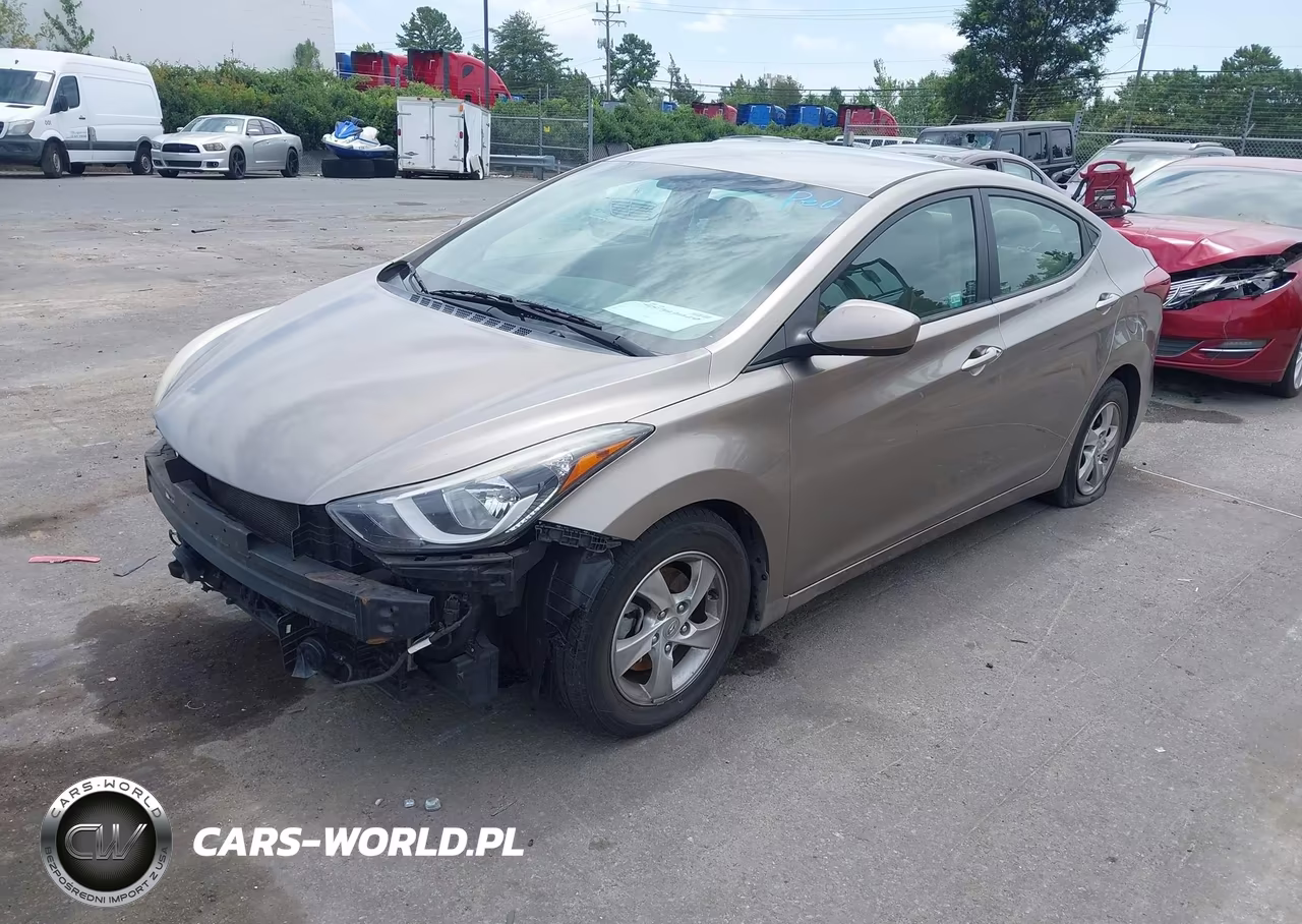 2014 Hyundai Elantra Se VIN:5NPDH4AE2EH461383 - 2