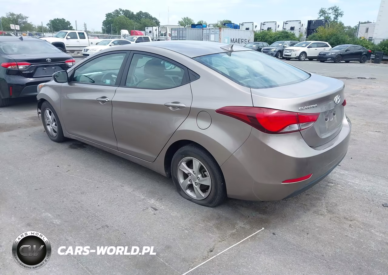 2014 Hyundai Elantra Se VIN:5NPDH4AE2EH461383 - 3