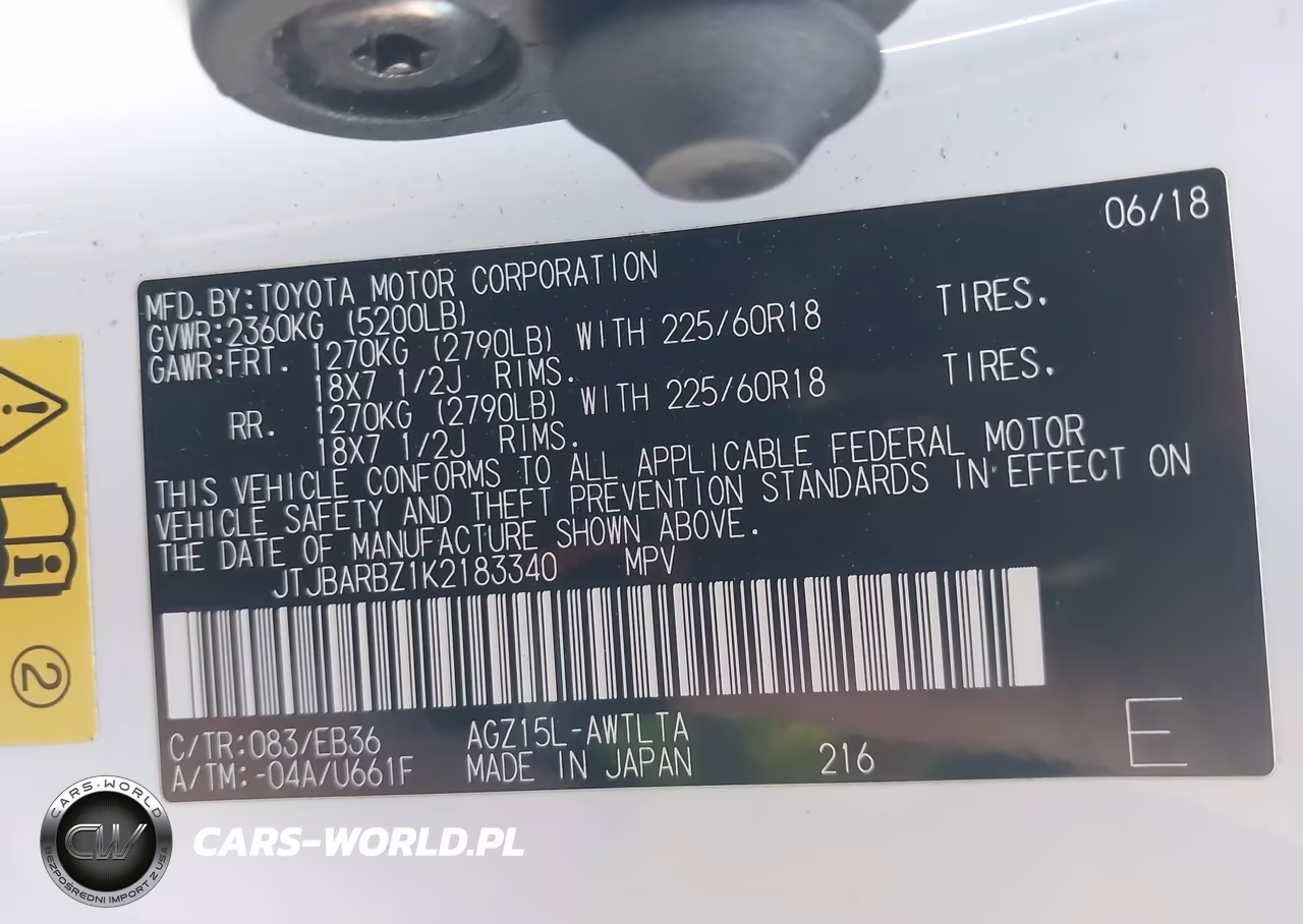2019 Lexus Nx 300 F Sport VIN:JTJBARBZ1K2183340 - 8