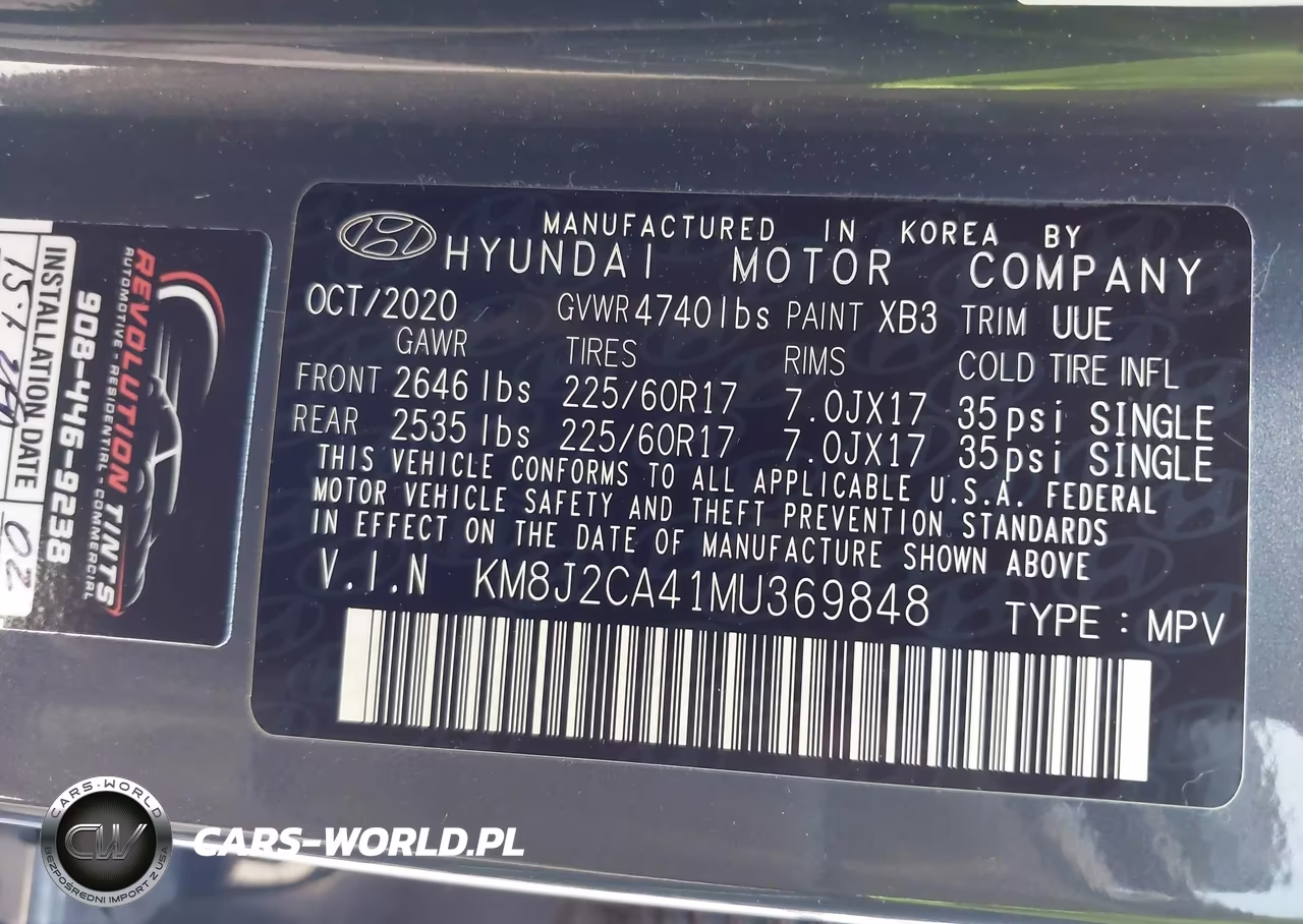 2021 Hyundai Tucson Se VIN:KM8J2CA41MU369848 - 9