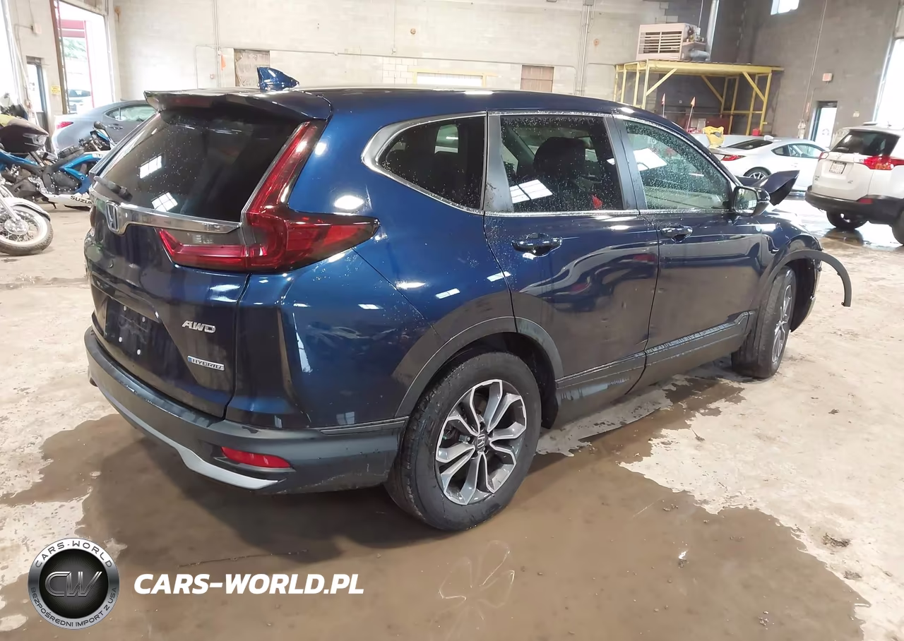 2021 Honda Cr-V Hybrid Ex-L VIN:7FART6H8XME017010 - 4