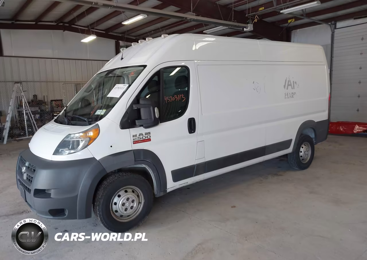 2018 Ram Promaster 2500 High Roof 159 Wb VIN:3C6TRVDG0JE158488 - 2