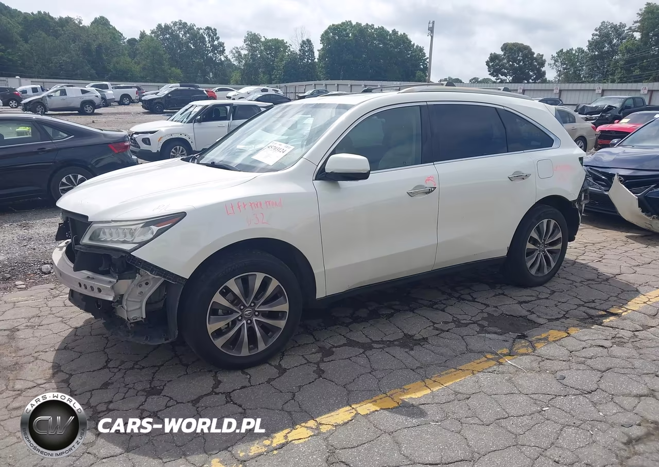 2014 Acura Mdx Technology Pkg W-Entertainment Pkg VIN:5FRYD4H63EB034500 - 2