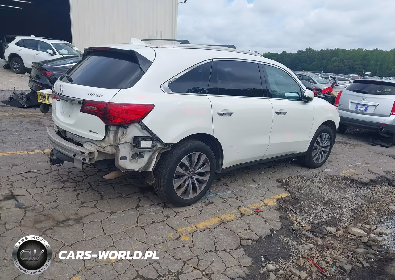 2014 Acura Mdx Technology Pkg W-Entertainment Pkg VIN:5FRYD4H63EB034500 - 4