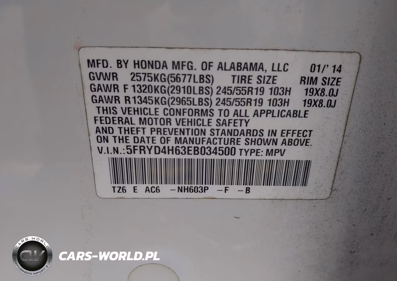 2014 Acura Mdx Technology Pkg W-Entertainment Pkg VIN:5FRYD4H63EB034500 - 9