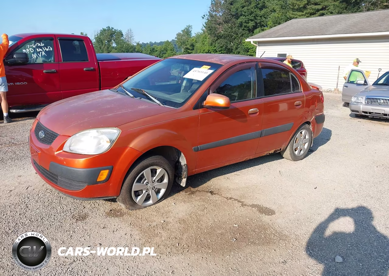 2008 Kia Rio Lx VIN:KNADE123786337822 - 2