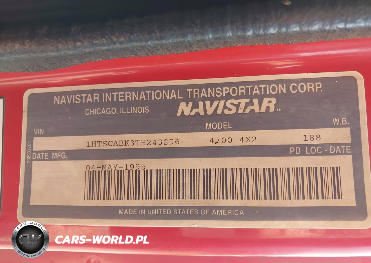 1996 International 4000 4700 VIN:1HTSCABK3TH243296 - 8