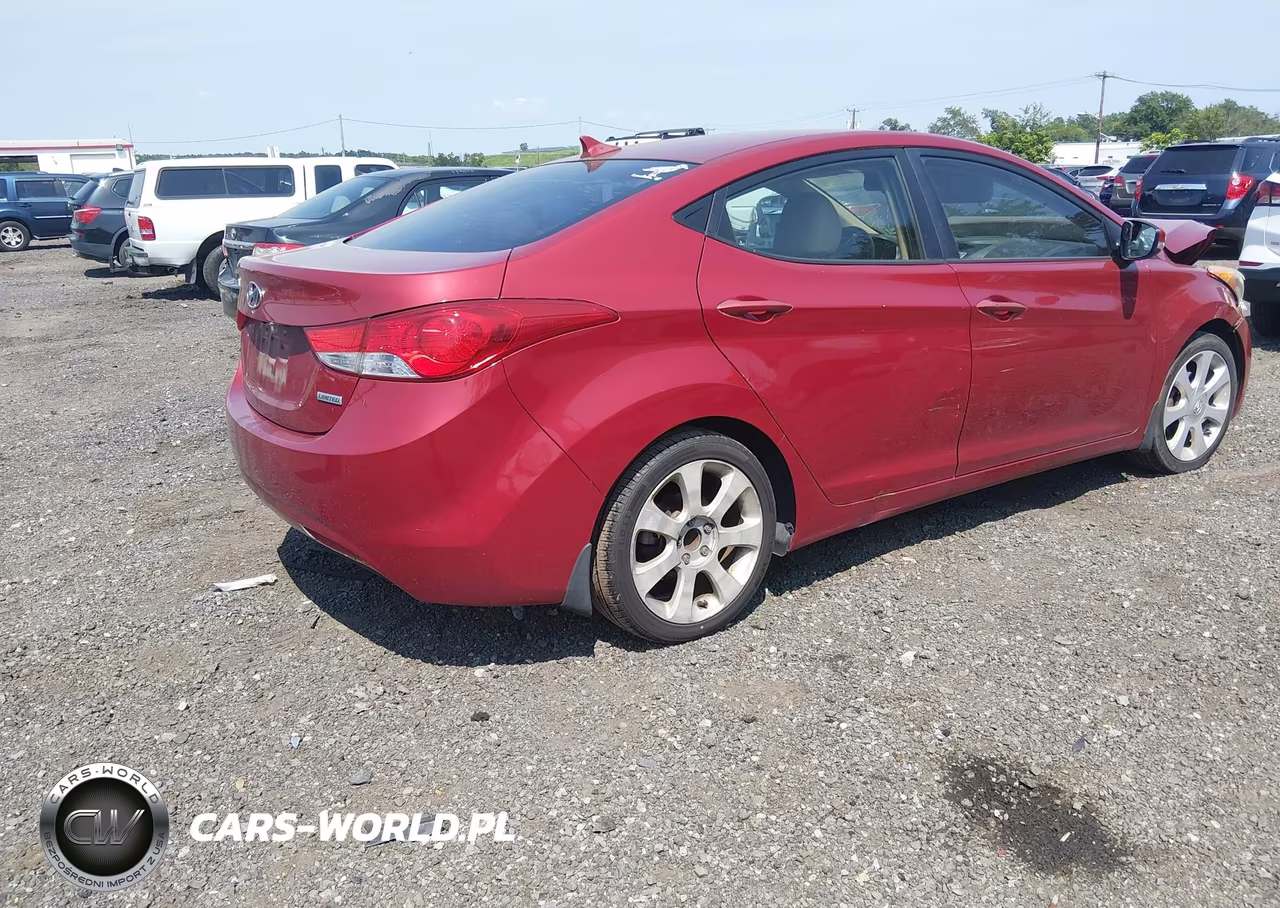 2012 Hyundai Elantra Limited (Ulsan Plant) VIN:KMHDH4AE1CU407393 - 4