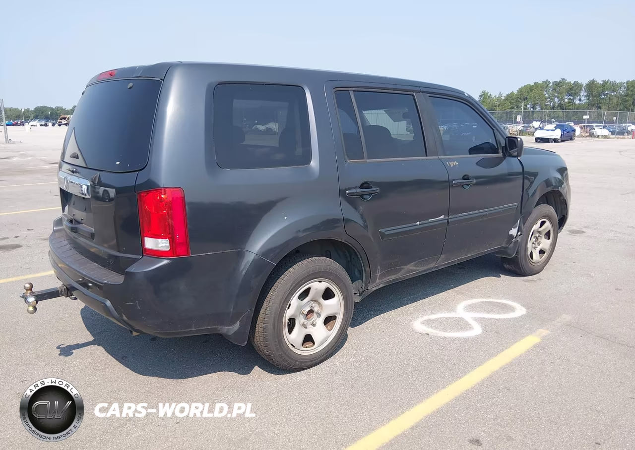 2010 Honda Pilot Lx VIN:5FNYF3H25AB020630 - 4