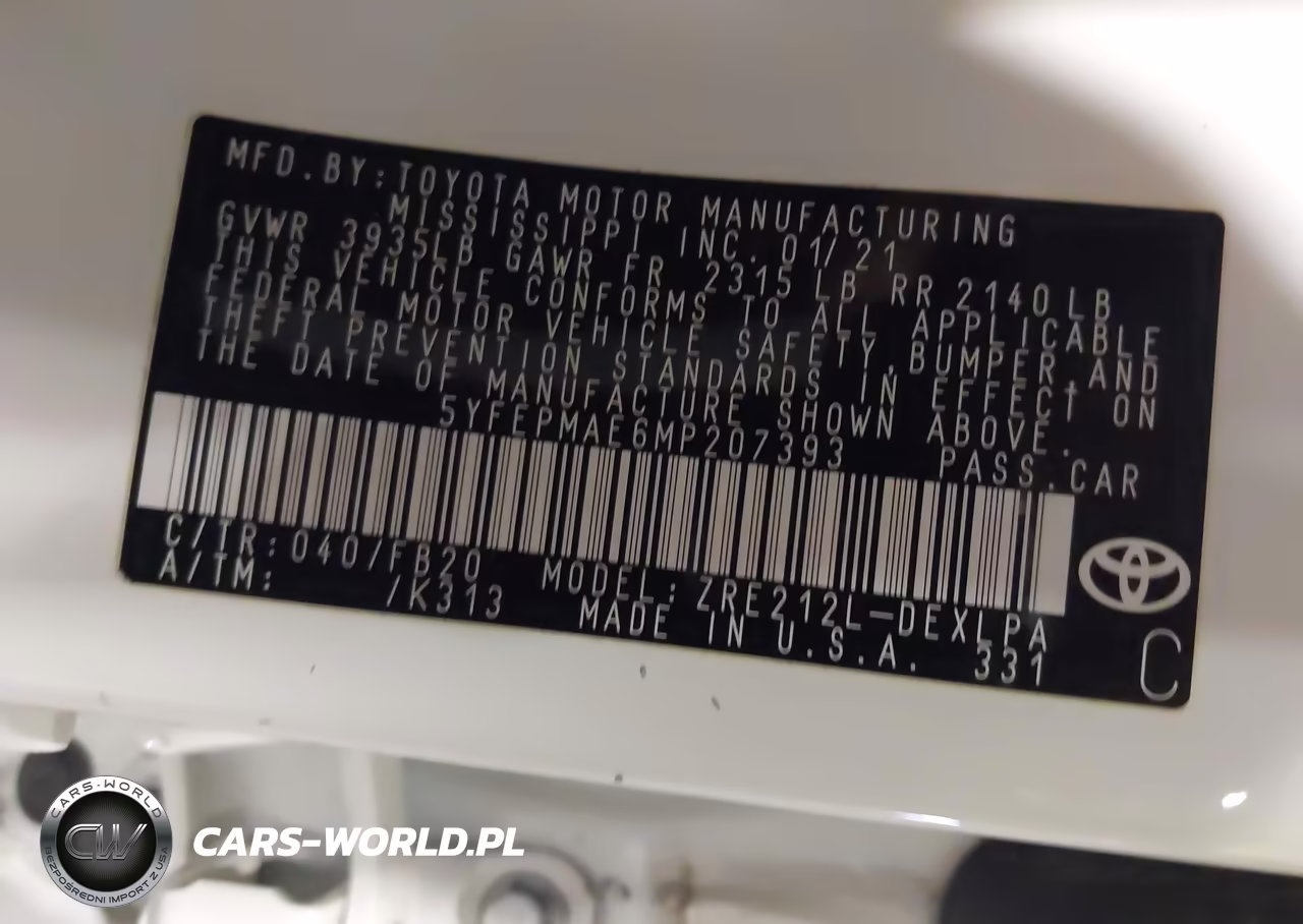 2021 Toyota Corolla Le VIN:5YFEPMAE6MP207393 - 9