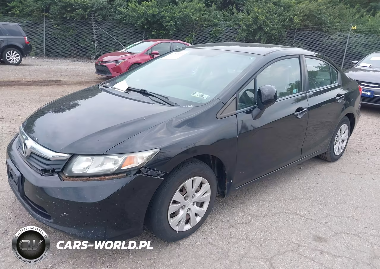 2012 Honda Civic Lx VIN:2HGFB2F53CH327531 - 2