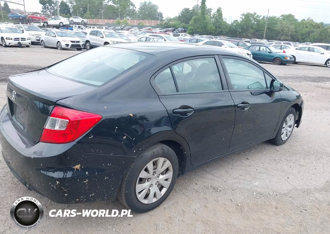 2012 Honda Civic Lx VIN:2HGFB2F53CH327531 - 4