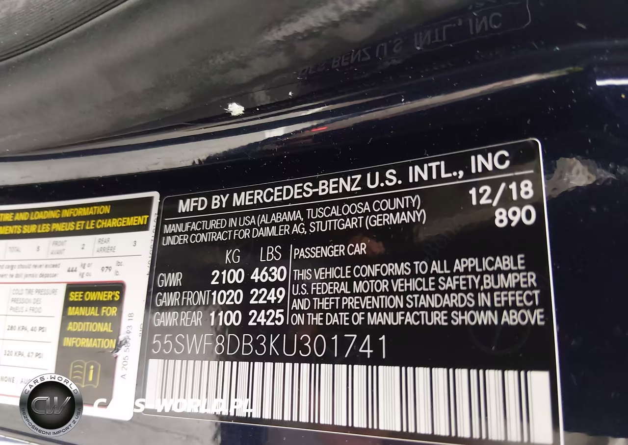 2019 Mercedes-Benz C 300 VIN:55SWF8DB3KU301741 - 9
