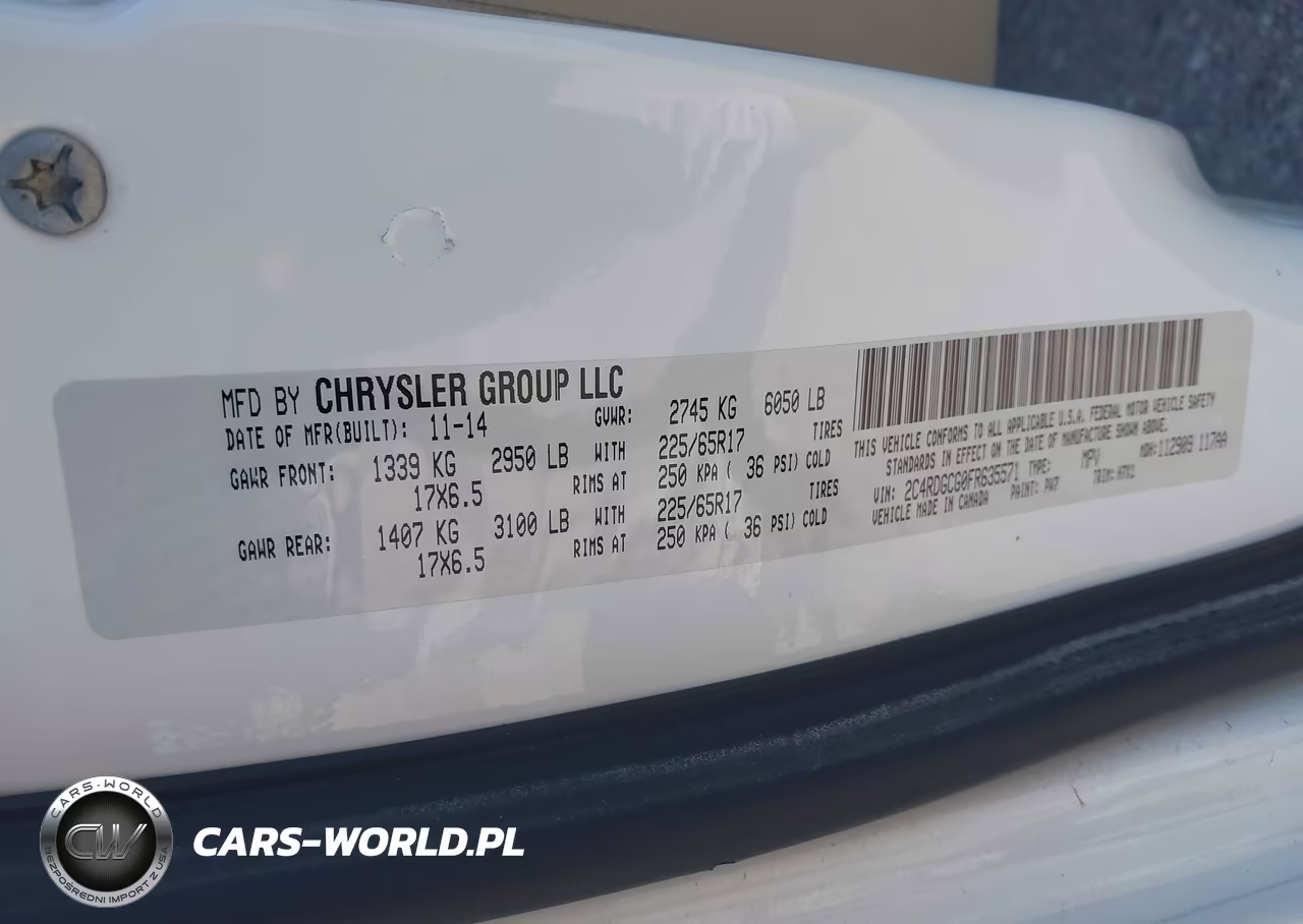 2015 Dodge Grand Caravan Sxt VIN:2C4RDGCG0FR635571 - 9