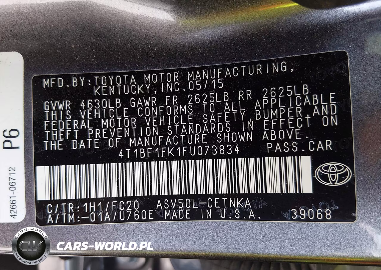 2015 Toyota Camry Le VIN:4T1BF1FK1FU073834 - 9
