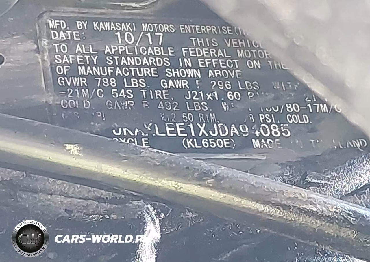 2018 Kawasaki Kl650 E VIN:JKAKLEE1XJDA94085 - 10