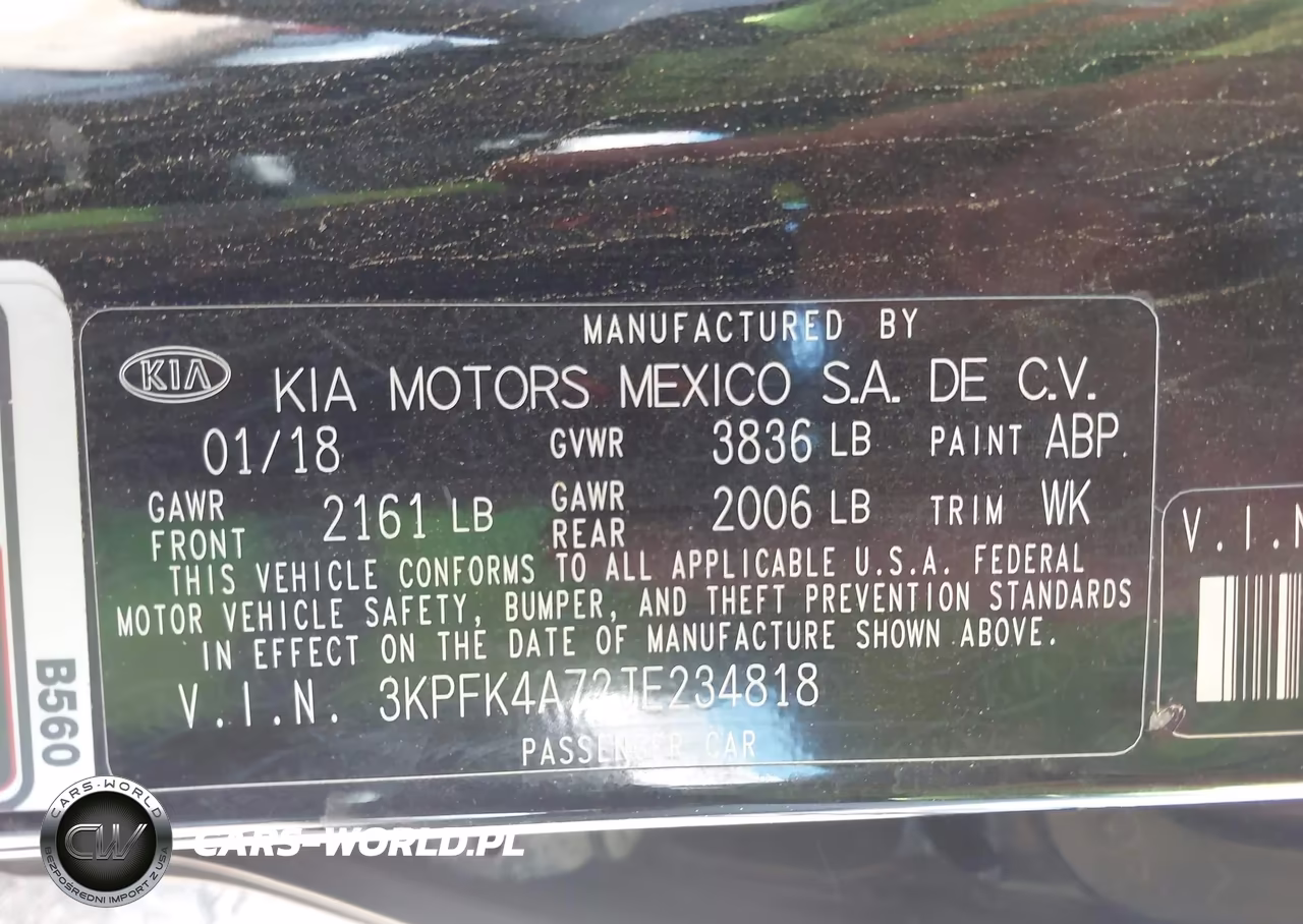 2018 Kia Forte Lx VIN:3KPFK4A72JE234818 - 9