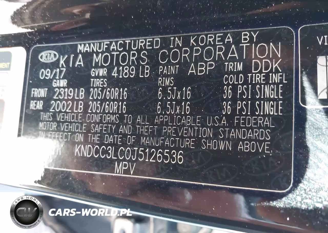 2018 Kia Niro Ex VIN:KNDCC3LC0J5126536 - 9