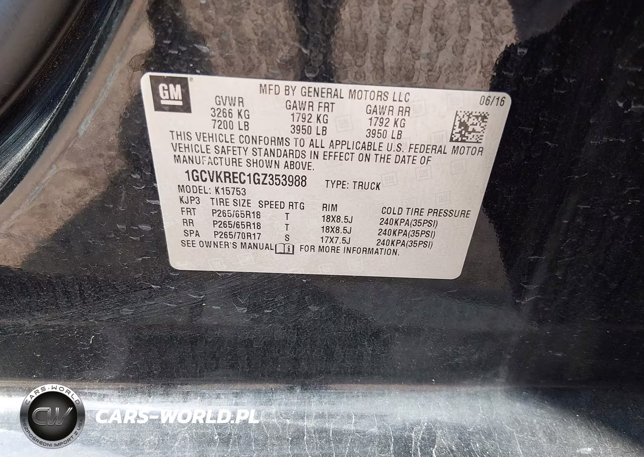 2016 Chevrolet Silverado 1500 Lt VIN:1GCVKREC1GZ353988 - 9